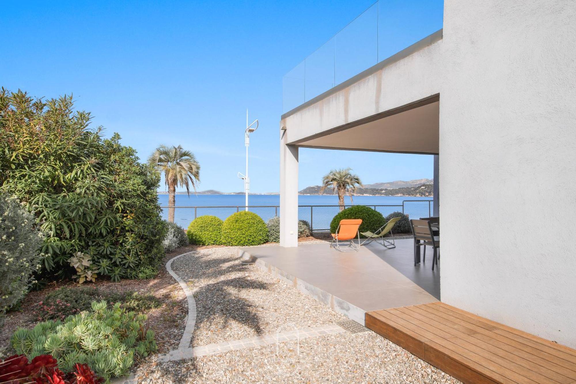 Villa Antoine Appartement Rdj Vue Mer Clim Wifi Parking Plage 50M La Garonne ル・プラデ エクステリア 写真