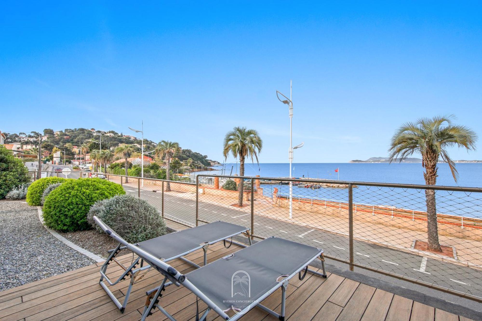 Villa Antoine Appartement Rdj Vue Mer Clim Wifi Parking Plage 50M La Garonne ル・プラデ エクステリア 写真