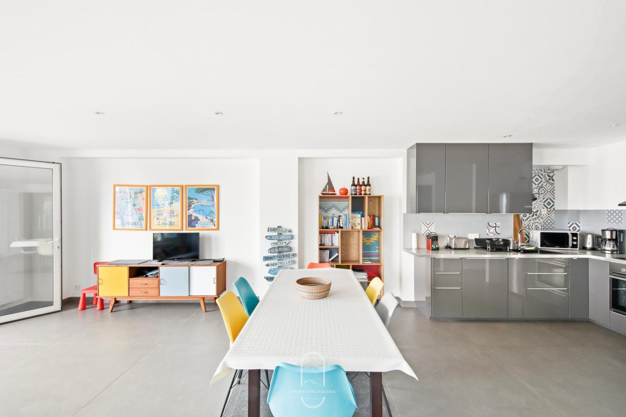 Villa Antoine Appartement Rdj Vue Mer Clim Wifi Parking Plage 50M La Garonne ル・プラデ エクステリア 写真